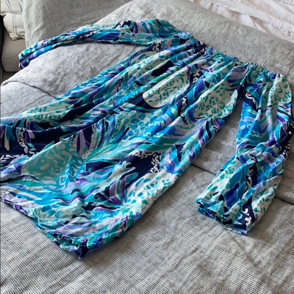 Lilly off the shoulder blue dress